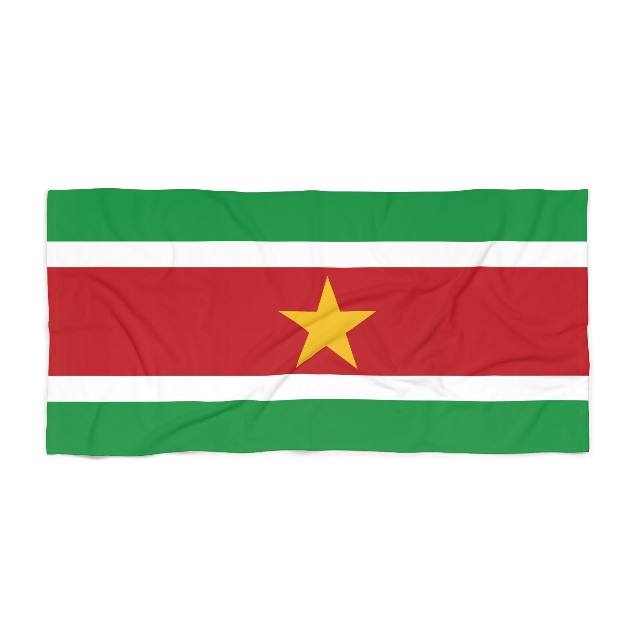 Suriname Flag Beach Towel