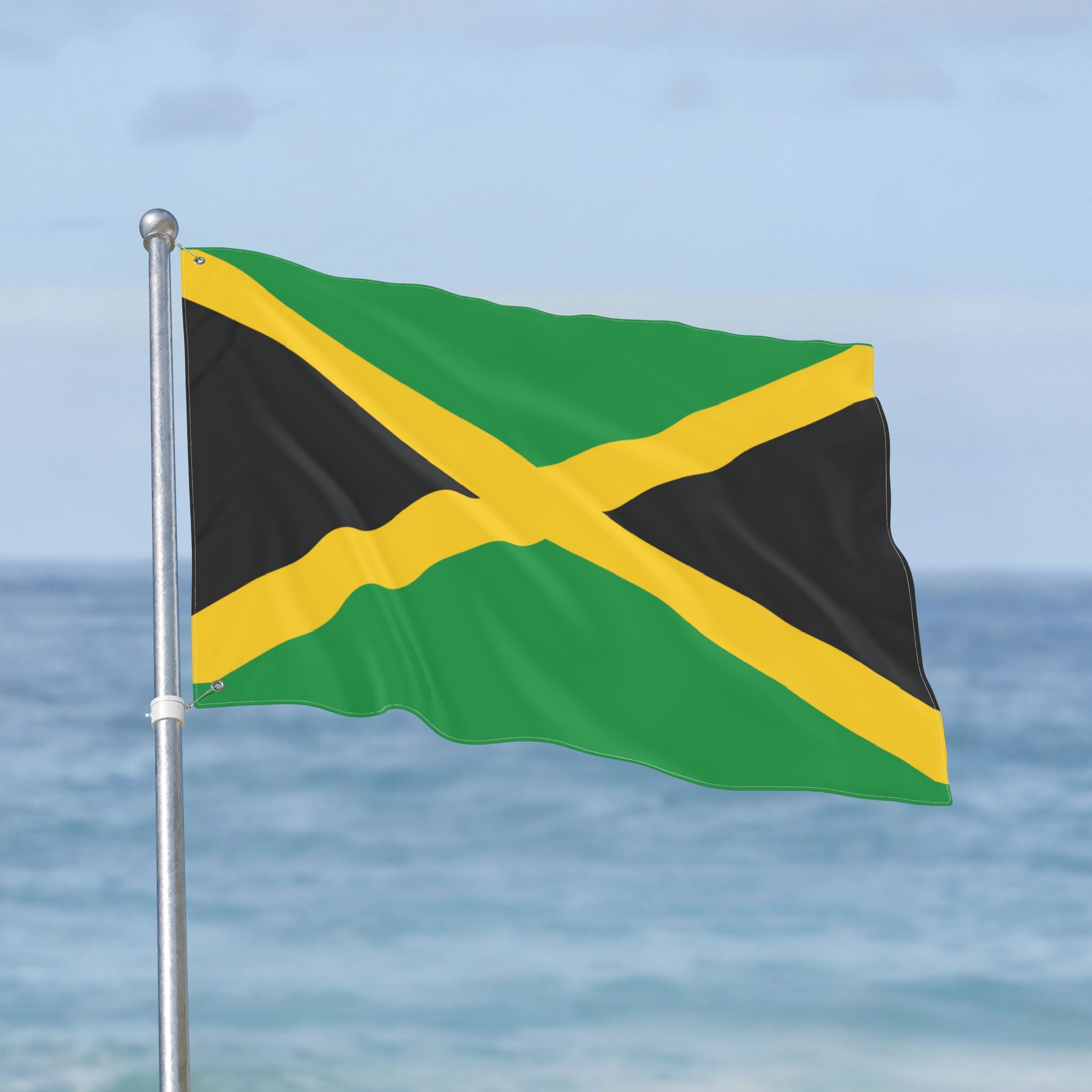 Jamaica Flag Double Sided Flag