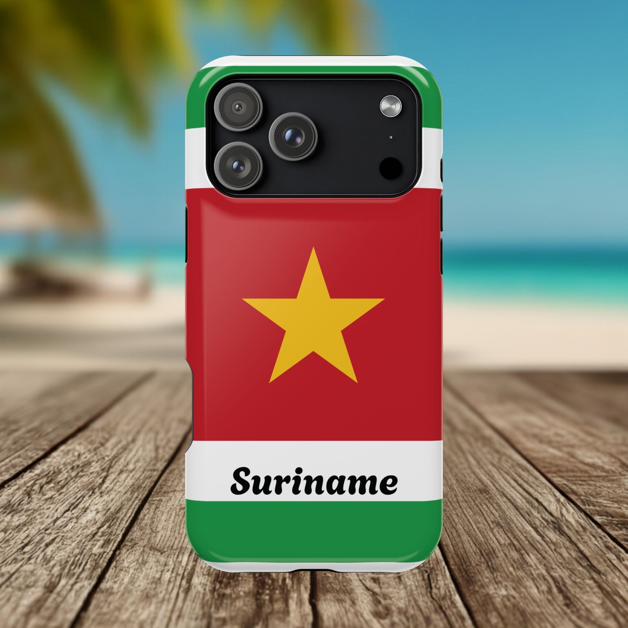 Suriname Flag Magnetic Case - Irie Blues Boutique