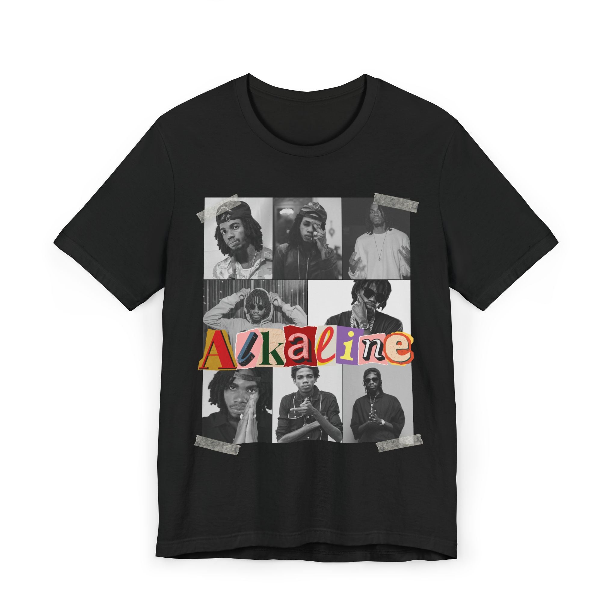 Alkaline If a No Me Then a Who Then Collage T-Shirt