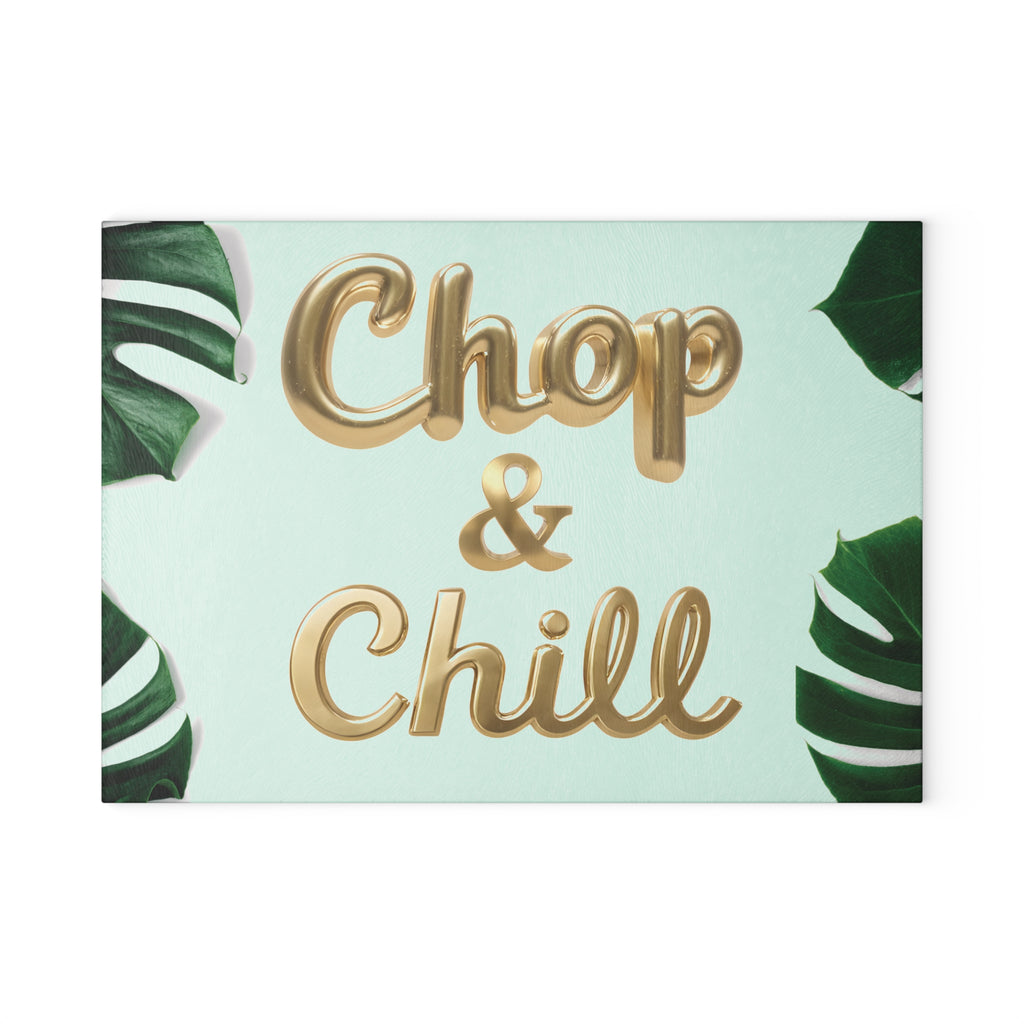 Chop & Chill Glass Cutting Board