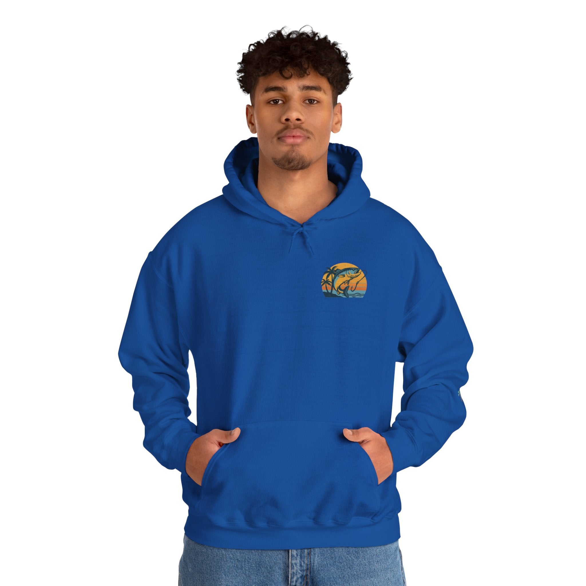 Hook on Island Time Fishin Hooded Sweatshirt - Irie Blues Boutique