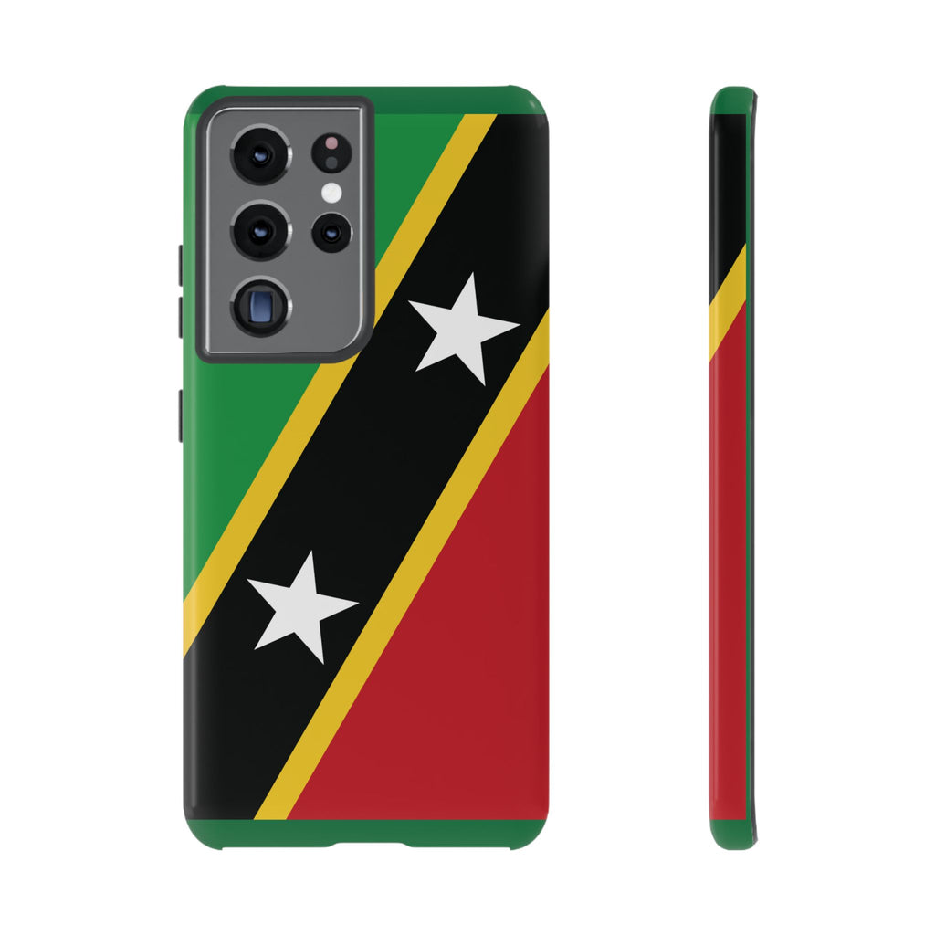 Saint Kitts and Nevis Flag Tough Phone Case - Irie Blues Boutique