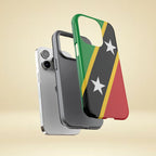 Saint Kitts and Nevis Flag Tough Phone Case -USVI Protective Phone Cover, Caribbean Flag Design, Flag Lover Gift, Island Phone Accessories, - Irie Blues Boutique
