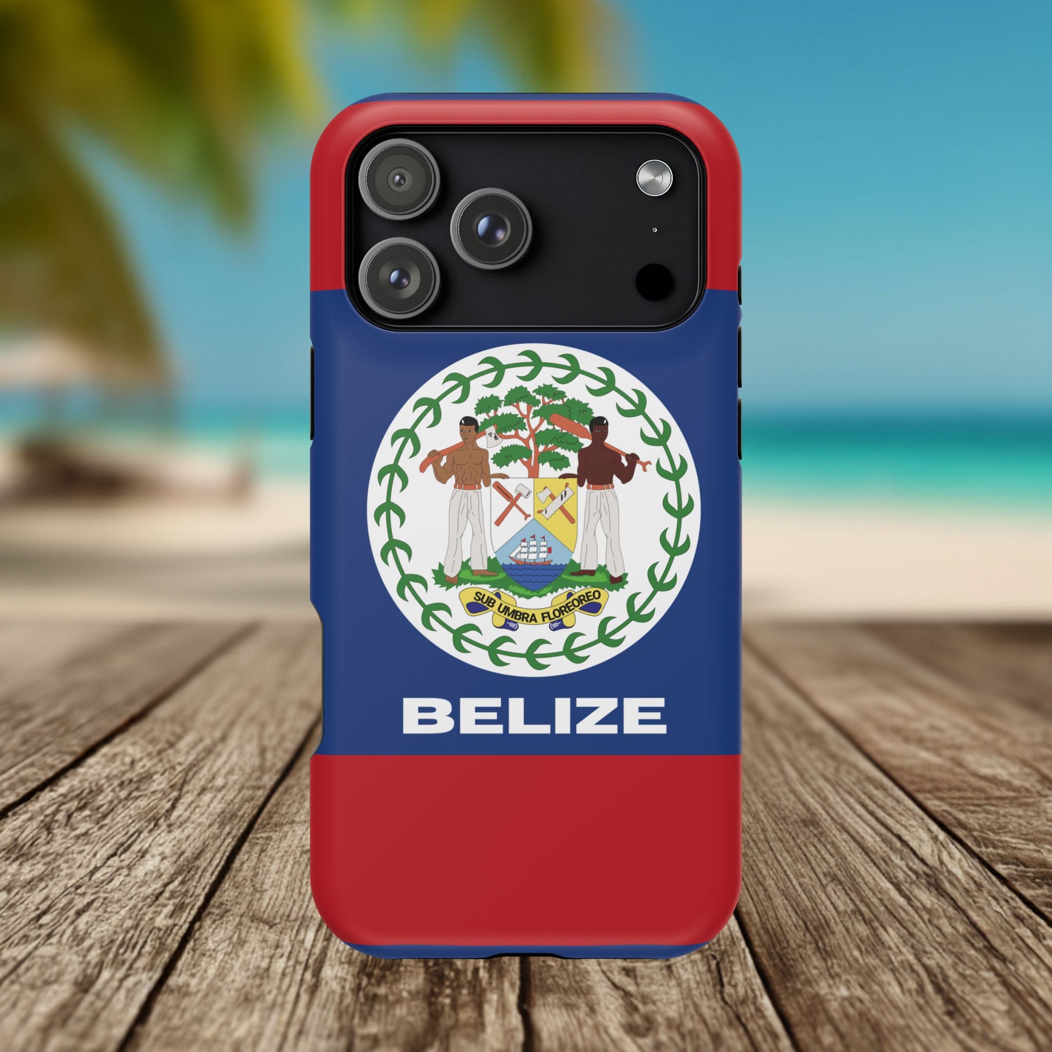 Belize Flag Magnetic Case - Irie Blues Boutique