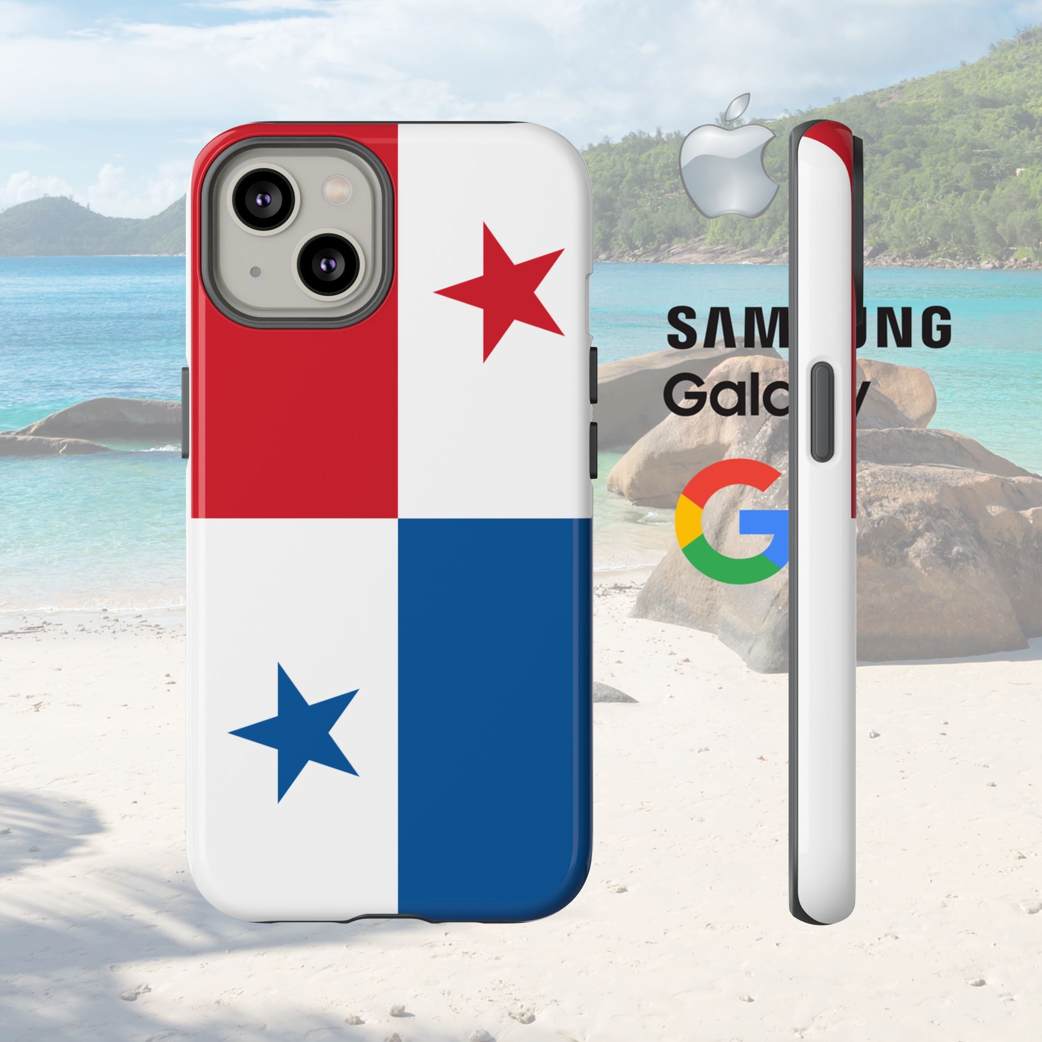 Panama Flag Tough Phone Case - Irie Blues Boutique