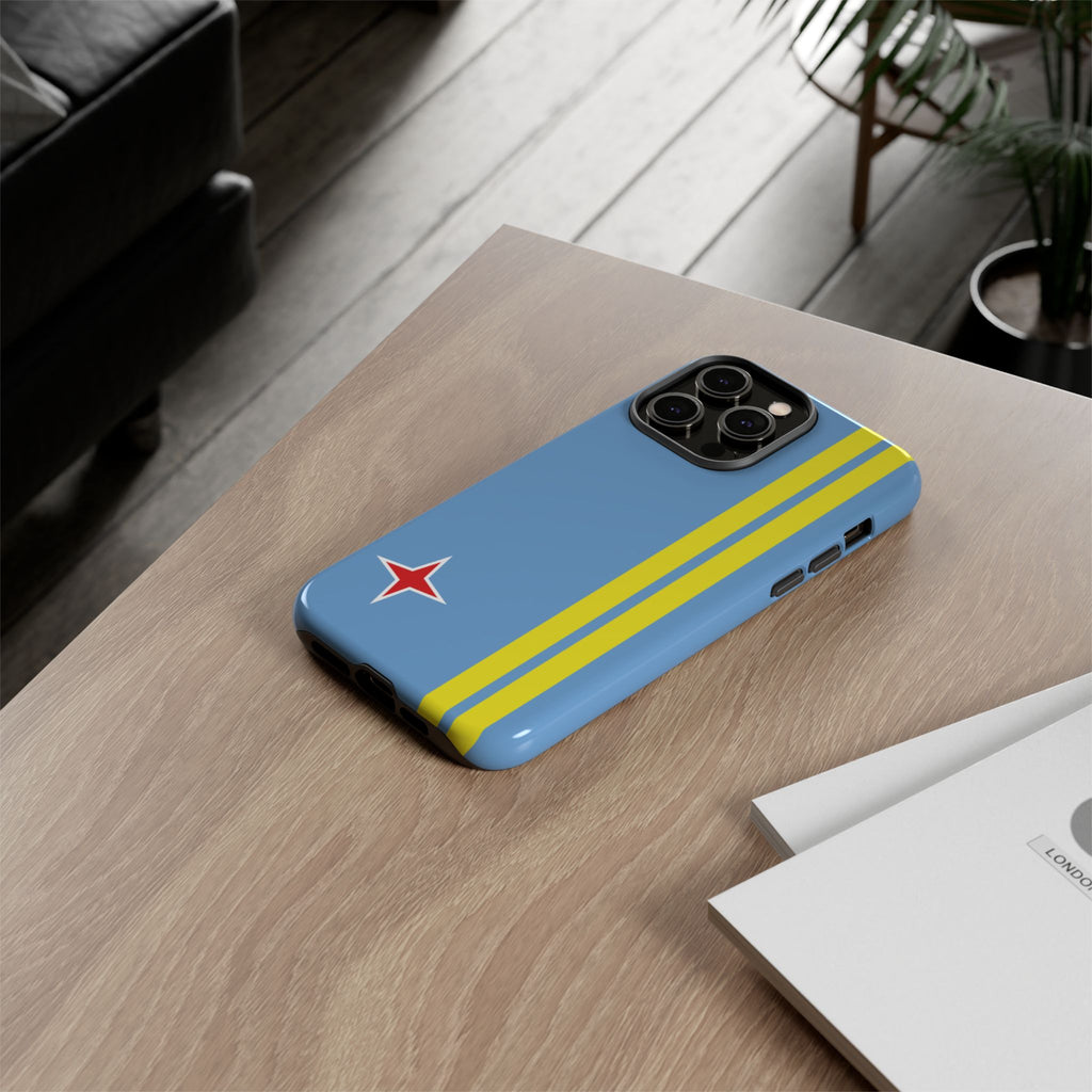 Aruba Flag Tough Phone Case - Irie Blues Boutique