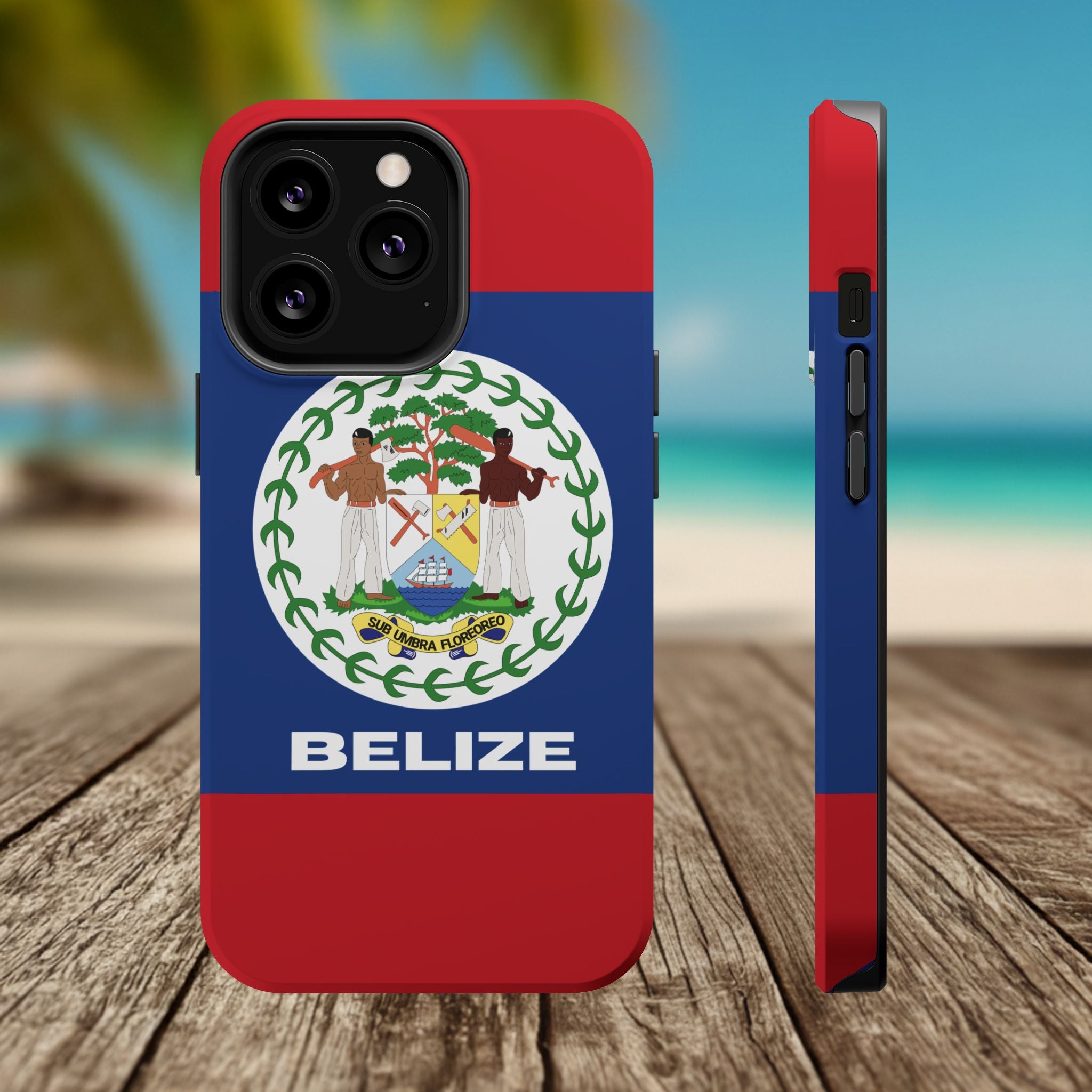 Belize Flag Magnetic Case - Irie Blues Boutique