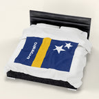 Curacao Flag Velveteen Plush Blanket