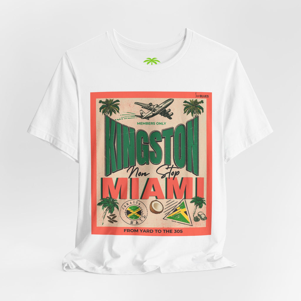 Kingston to Miami Vintage Travel T-Shirt - Irie Blues Boutique