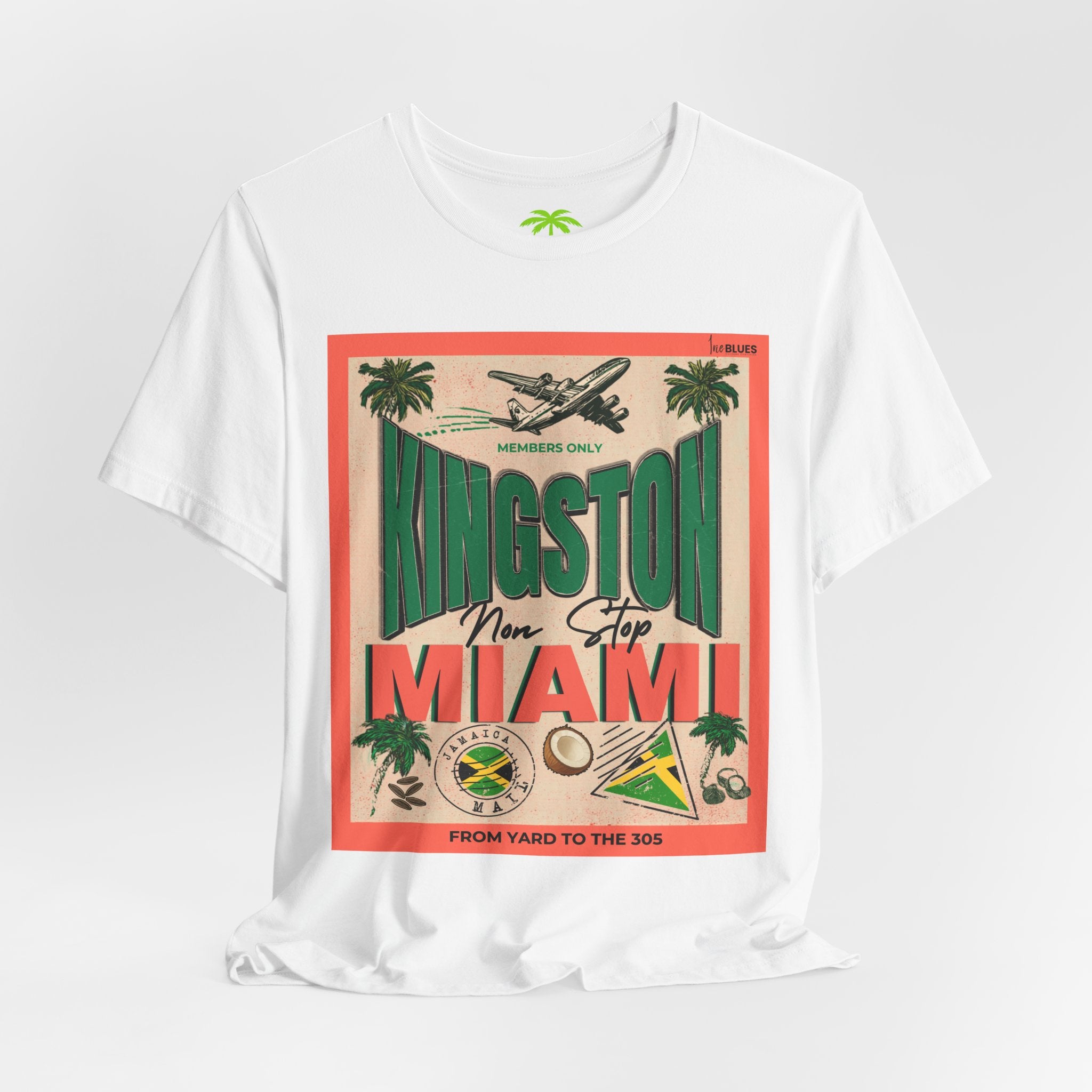 Kingston to Miami Vintage Travel T-Shirt - Irie Blues Boutique
