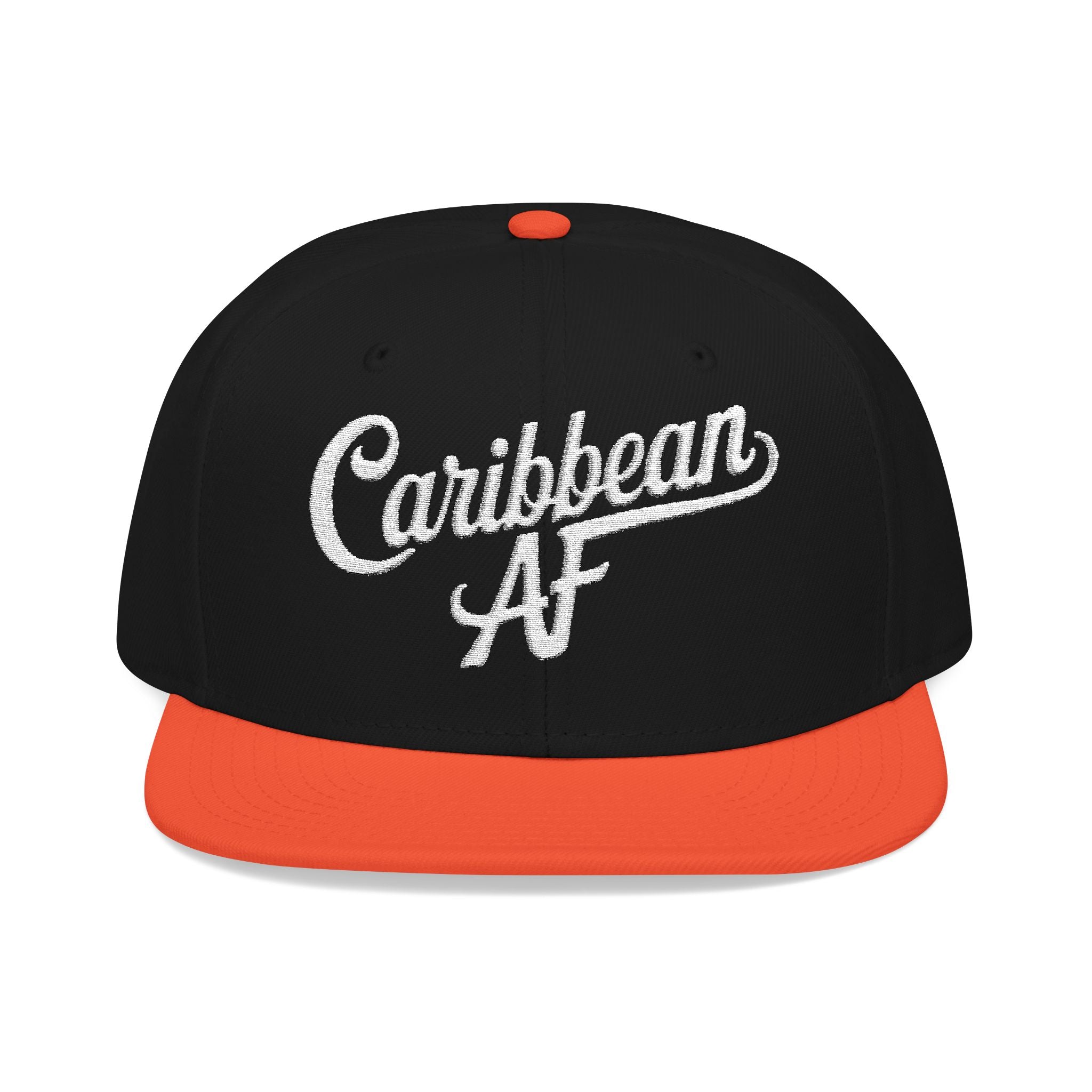 Caribbean AF Flat Bill Cap - Irie Blues Boutique