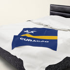 Curacao Flag Velveteen Plush Blanket