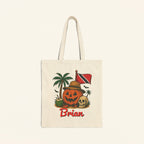 Personalized Caribbean Flag Trick Or Treat Bag