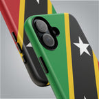 Saint Kitts and Nevis Flag Tough Phone Case -USVI Protective Phone Cover, Caribbean Flag Design, Flag Lover Gift, Island Phone Accessories, - Irie Blues Boutique