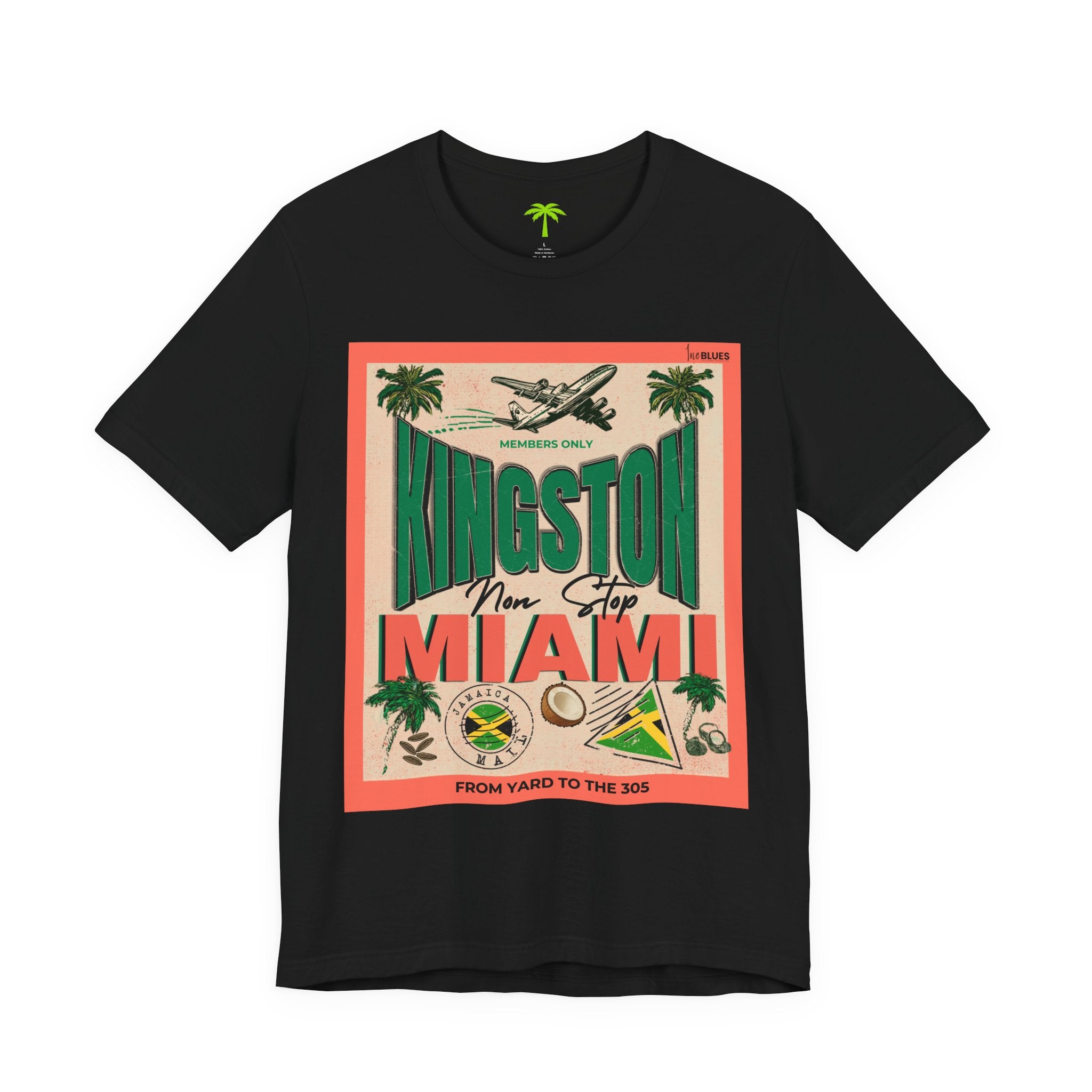 Kingston to Miami Vintage Travel T-Shirt - Irie Blues Boutique