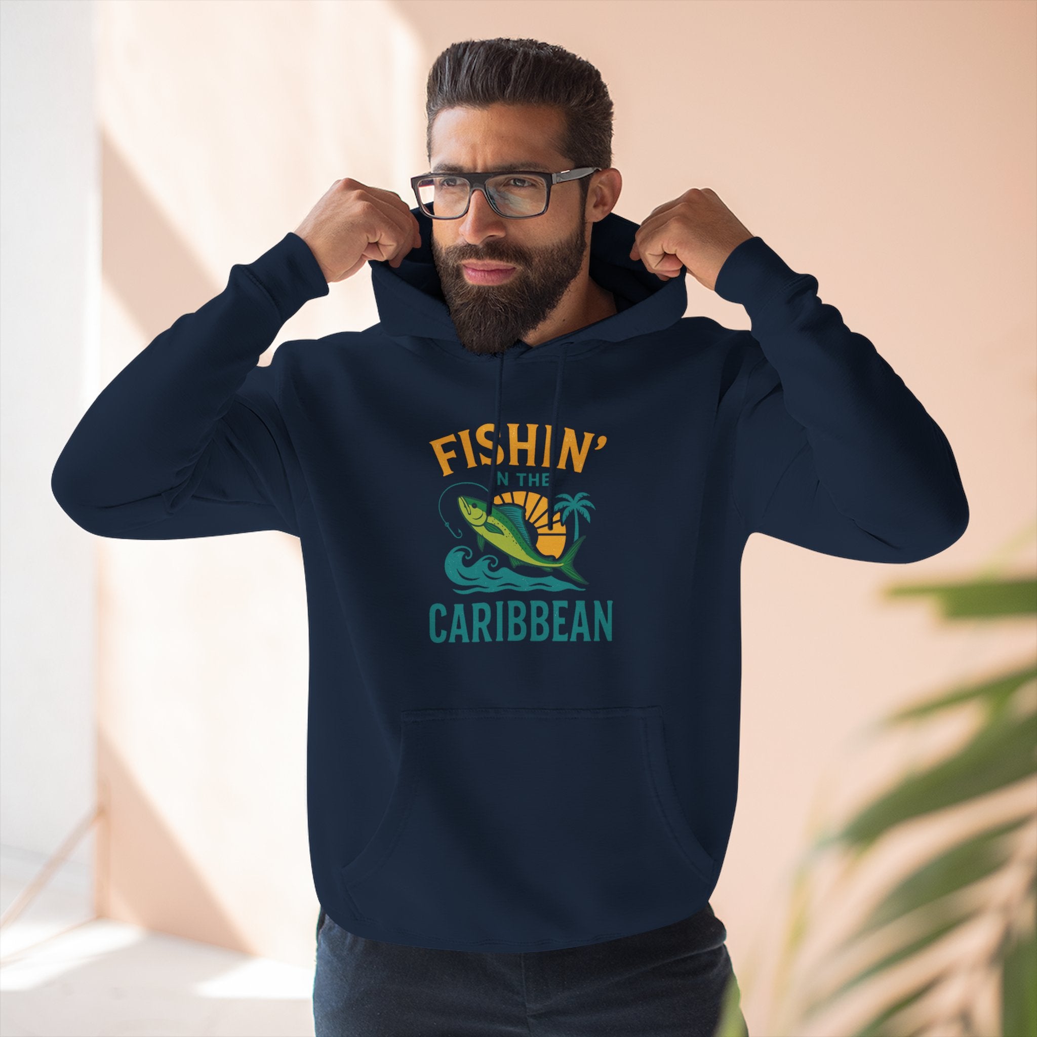 Caribbean Fishing Hoodie - Irie Blues Boutique