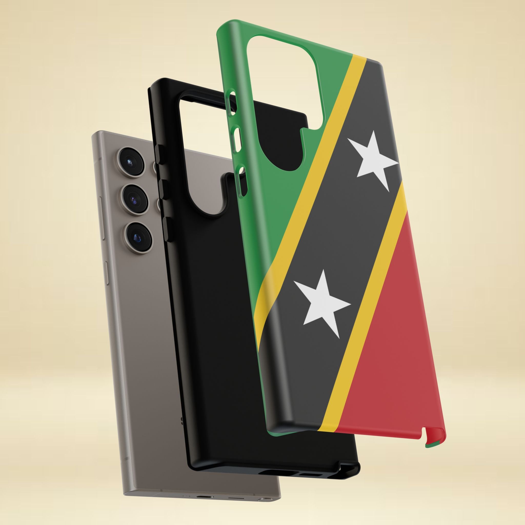 Saint Kitts and Nevis Flag Tough Phone Case -USVI Protective Phone Cover, Caribbean Flag Design, Flag Lover Gift, Island Phone Accessories, - Irie Blues Boutique