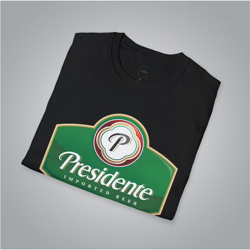 Dominican Republic Presidente Beer Logo Unisex T-Shirt - Irie Blues Boutique