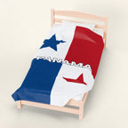 Panama Flag Velveteen Plush Blanket - Irie Blues Boutique