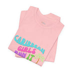 Caribbean Gyals Run It Tee Retro Tee - Irie Blues Boutique