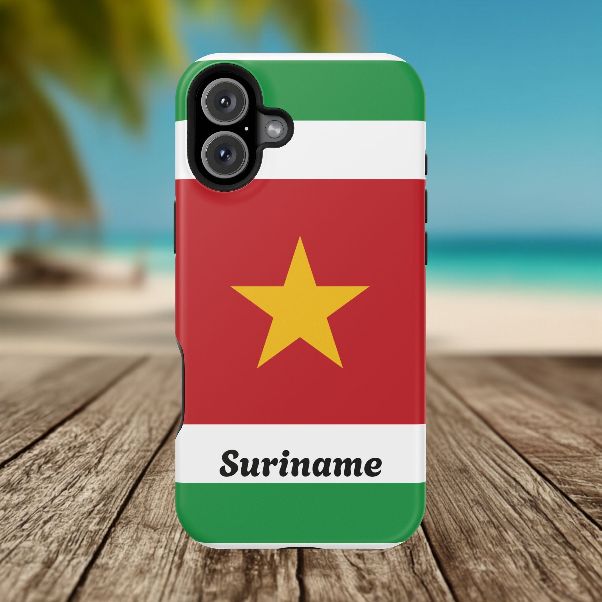 Suriname Flag Magnetic Case - Irie Blues Boutique