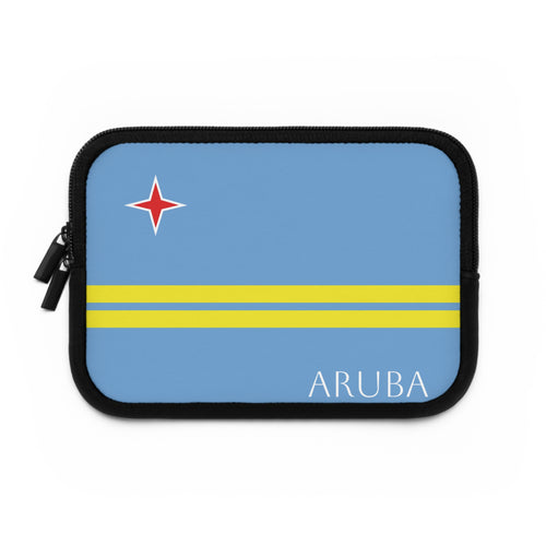 Aruba Flag Laptop Sleeve Case - Irie Blues Boutique