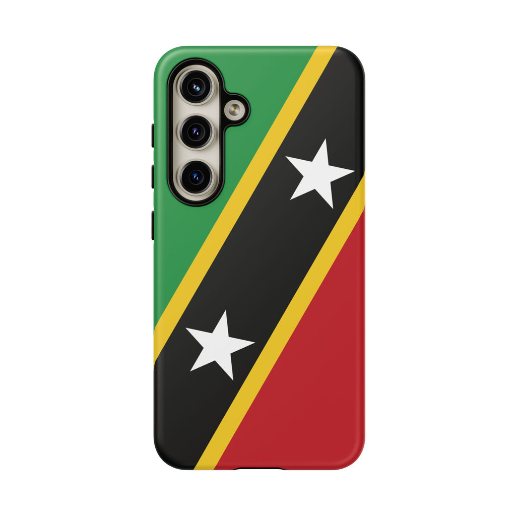 Saint Kitts and Nevis Flag Tough Phone Case - Irie Blues Boutique