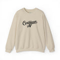 Caribbean AF White Embroidery Sweatshirt - Irie Blues Boutique