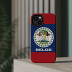 Belize Flag Magnetic Case - Irie Blues Boutique