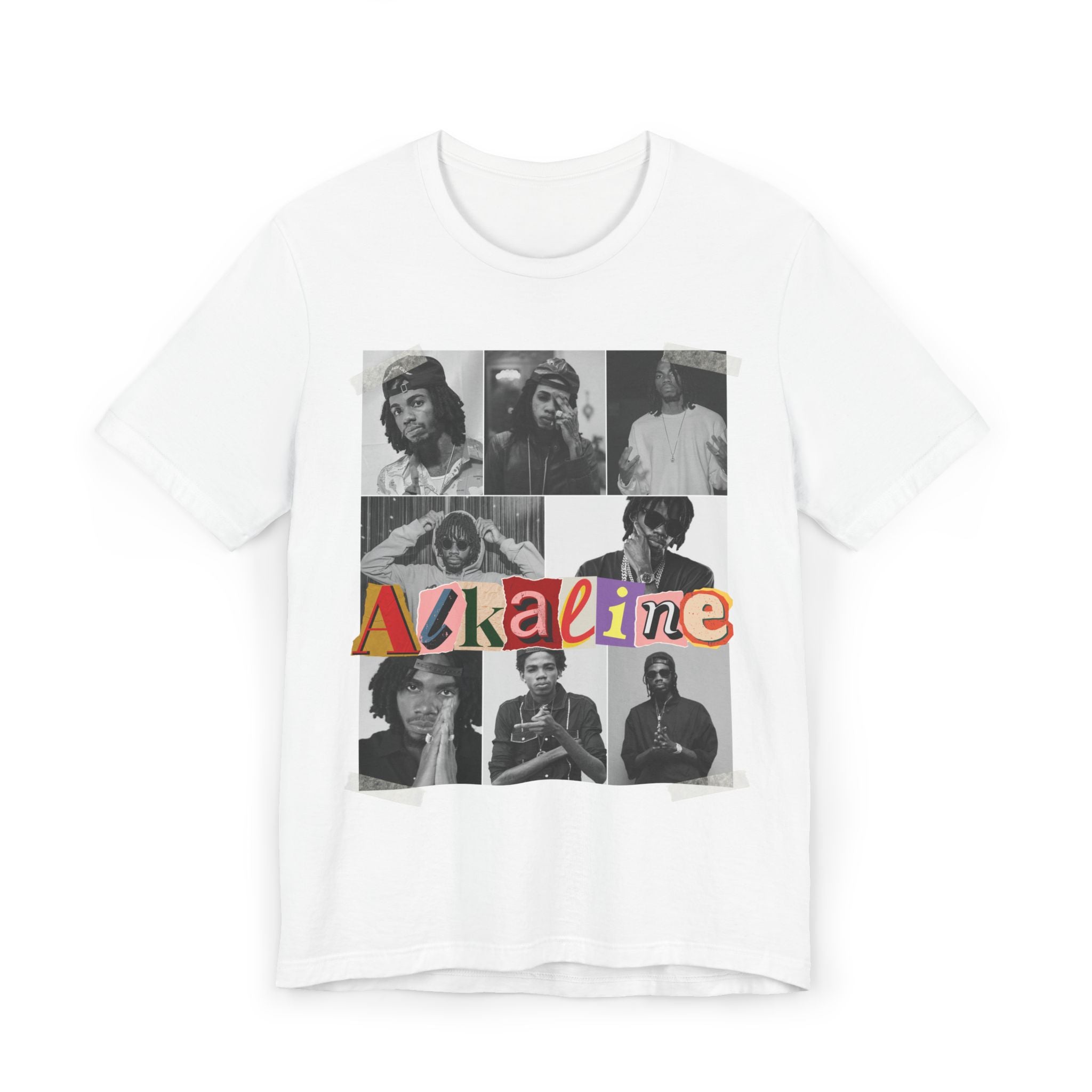 Alkaline If a No Me Then a Who Then Collage T-Shirt
