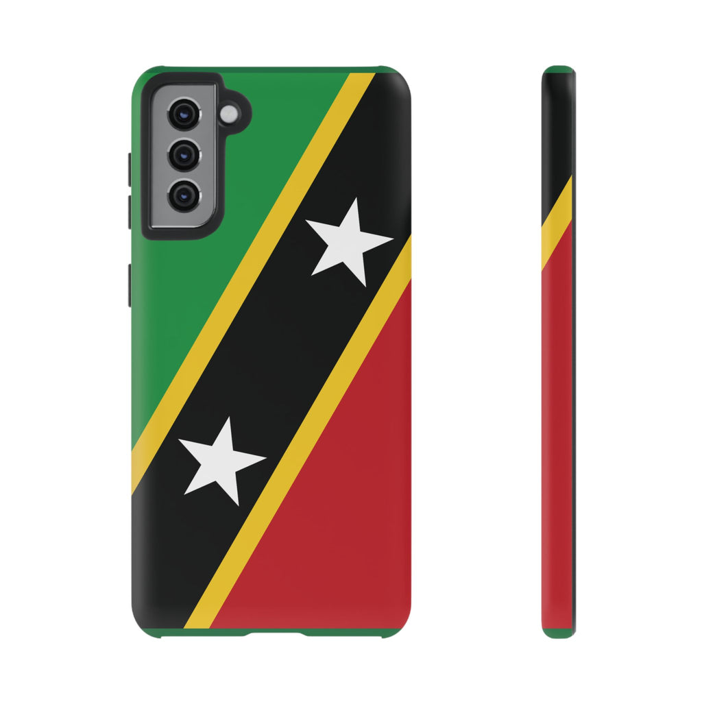 Saint Kitts and Nevis Flag Tough Phone Case - Irie Blues Boutique