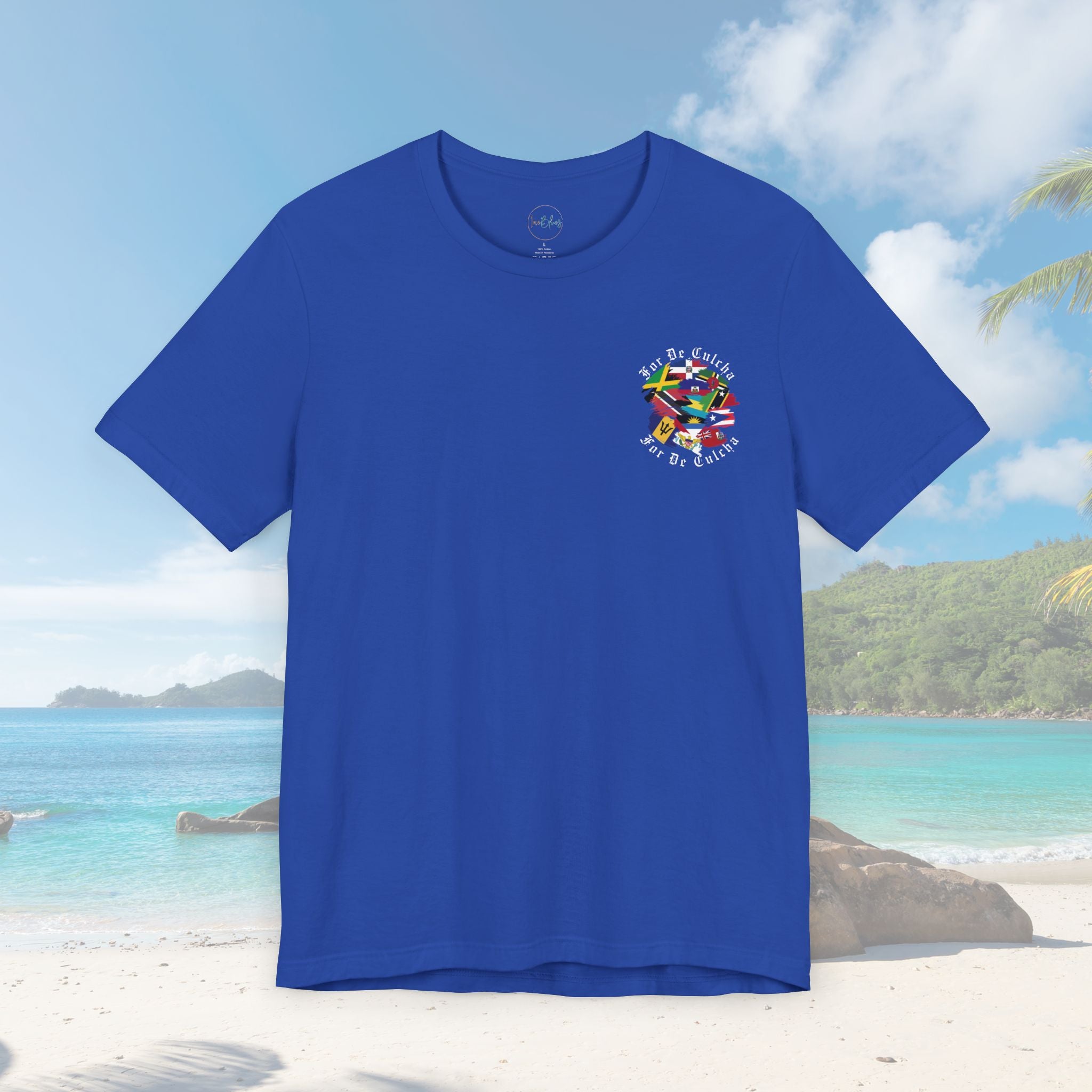For The Culture Caribbean Flags Unisex T-Shirt - Irie Blues Boutique