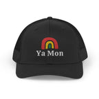 Rainbow Ya Mon Snapback Trucker Cap - Irie Blues Boutique