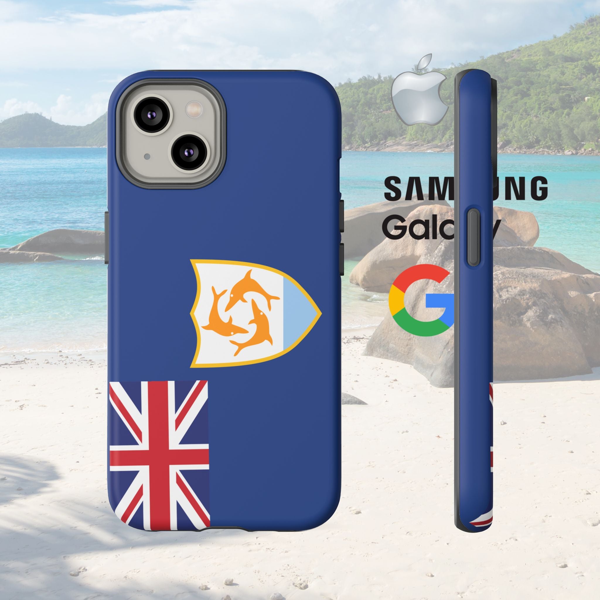 Anguilla Flag Tough Phone Case
