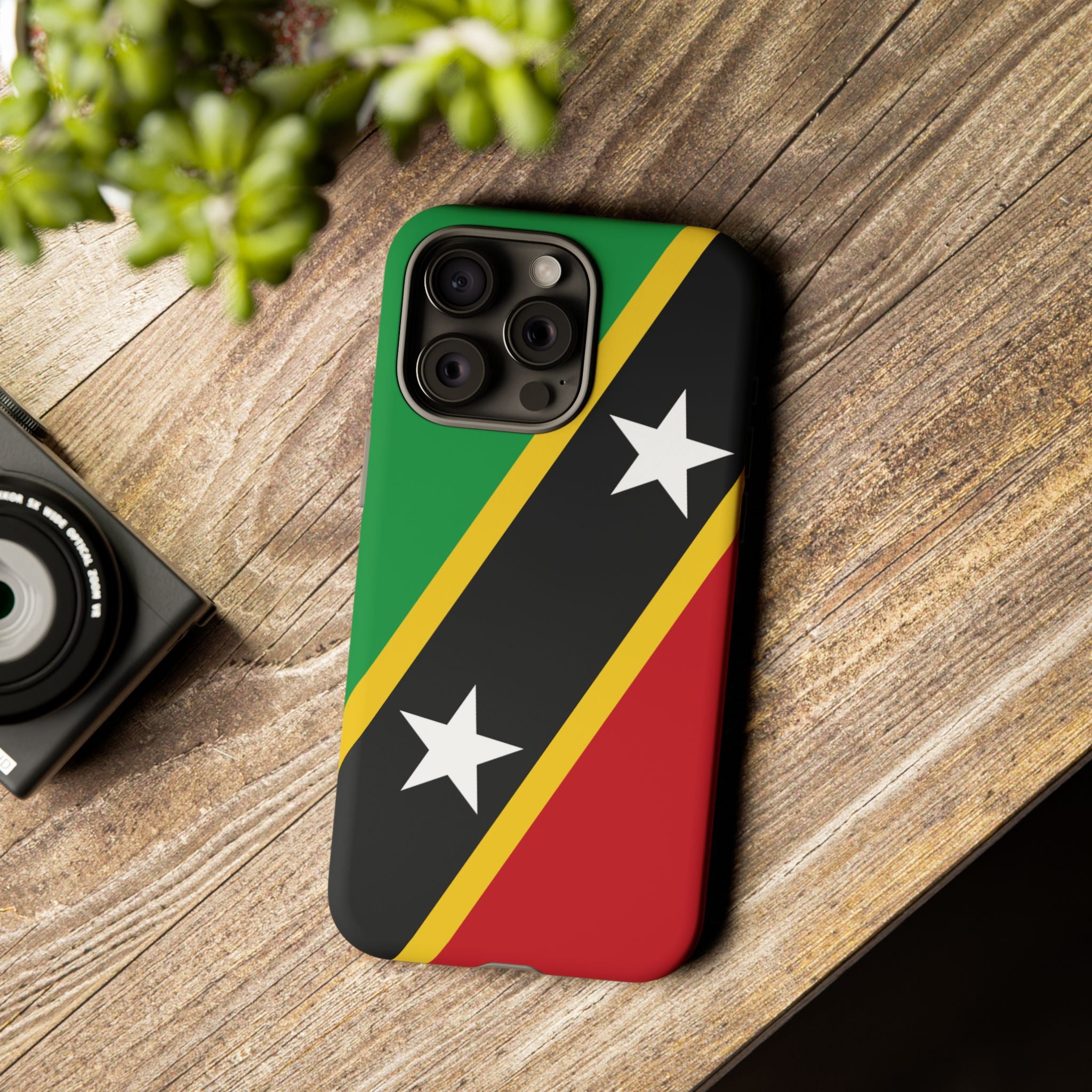 Saint Kitts and Nevis Flag Tough Phone Case -USVI Protective Phone Cover, Caribbean Flag Design, Flag Lover Gift, Island Phone Accessories, - Irie Blues Boutique