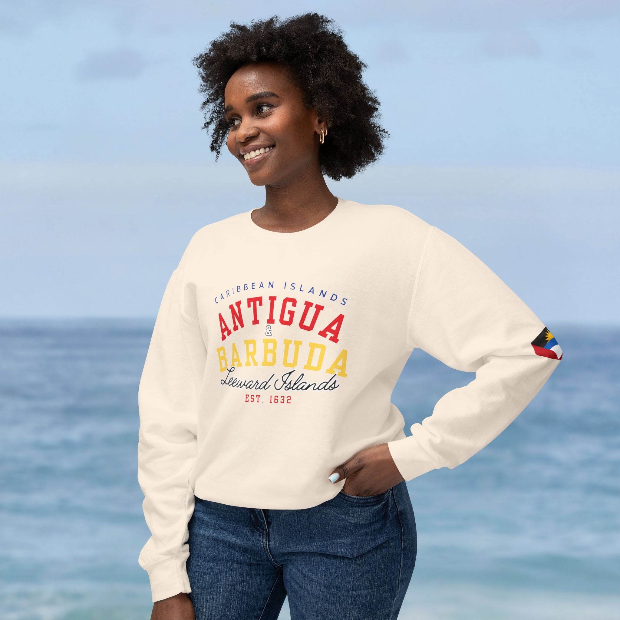 Antigua Barbuda Caribbean University Sweatshirt - Irie Blues Boutique