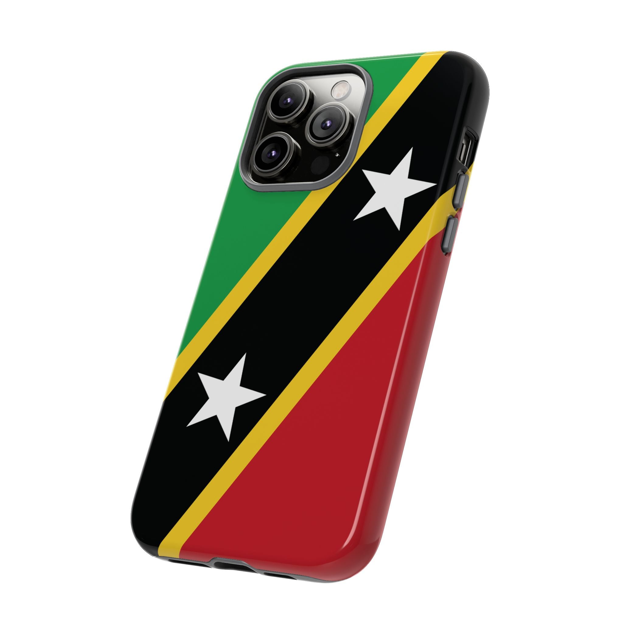 Saint Kitts and Nevis Flag Tough Phone Case -USVI Protective Phone Cover, Caribbean Flag Design, Flag Lover Gift, Island Phone Accessories, - Irie Blues Boutique