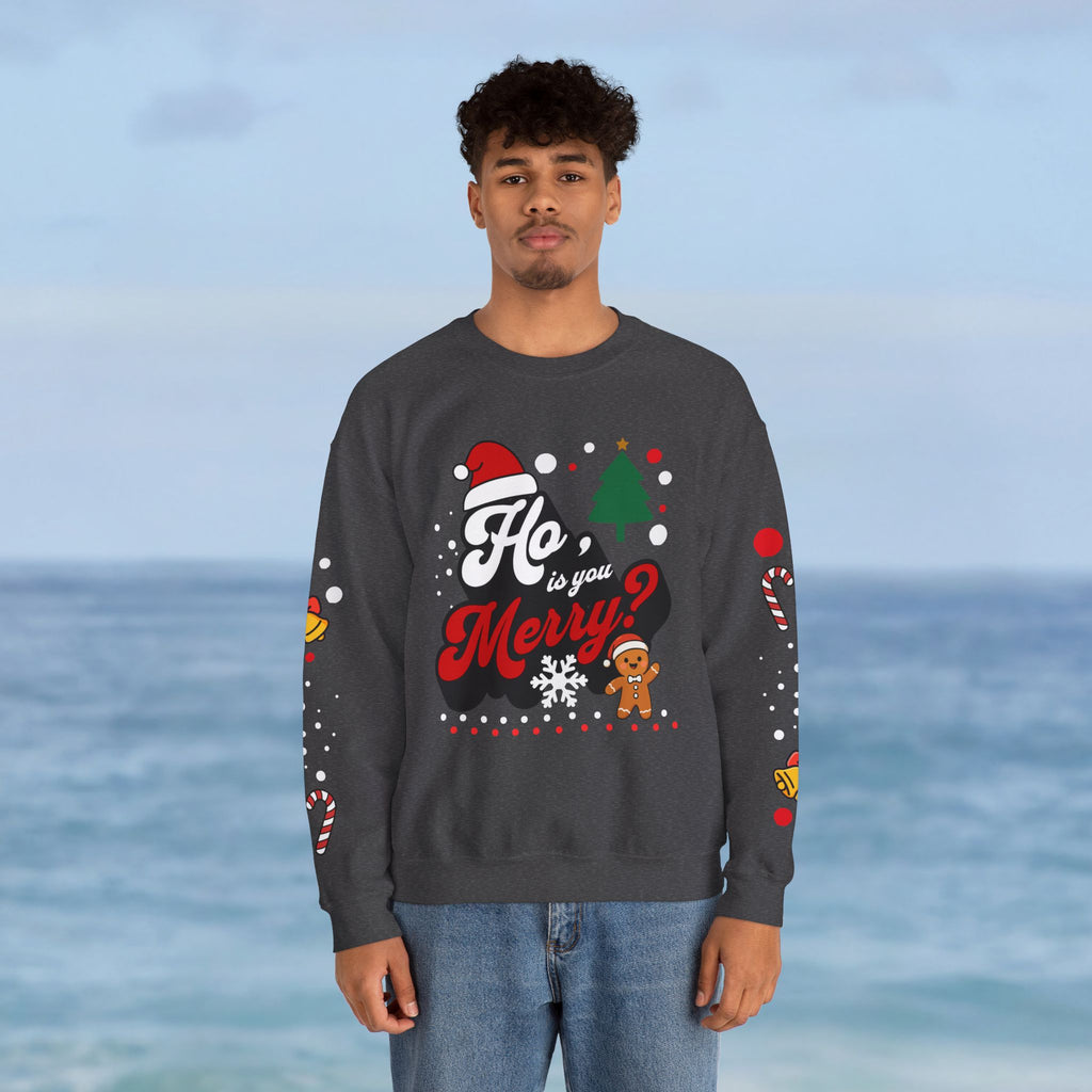 Ho Is You Merry? Crewneck Sweatshirt - Irie Blues Boutique