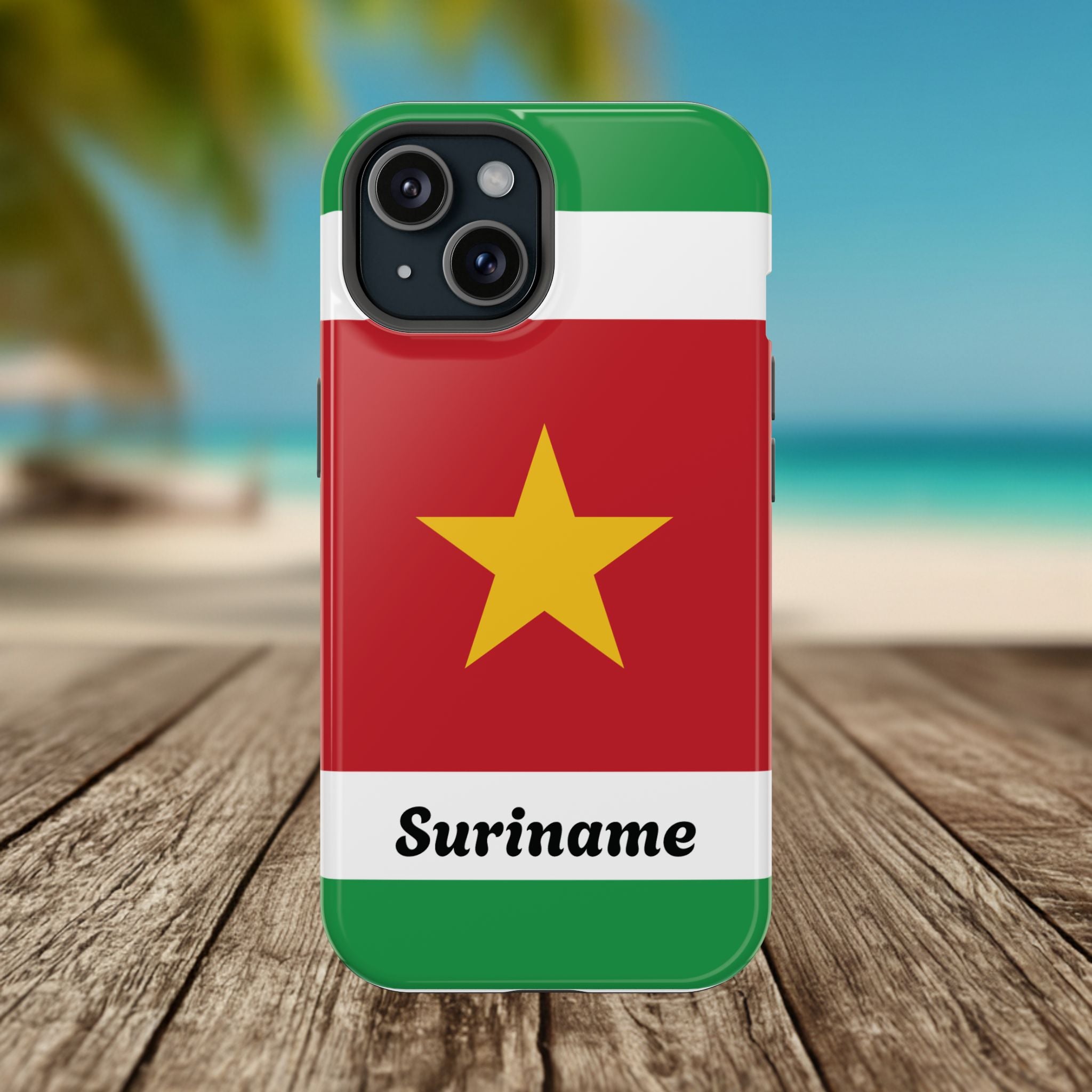 Suriname Flag Magnetic Case - Irie Blues Boutique