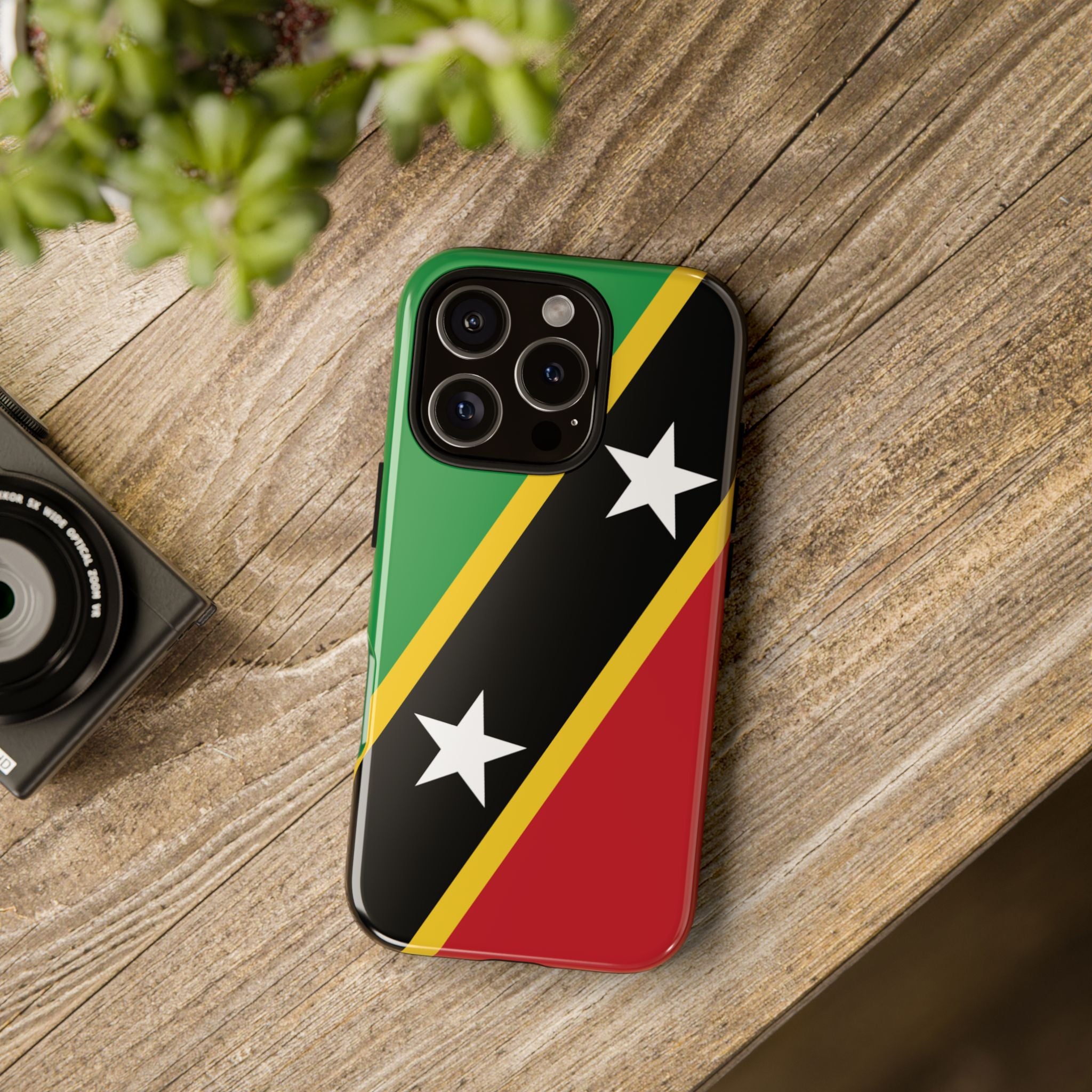 Saint Kitts and Nevis Flag Tough Phone Case