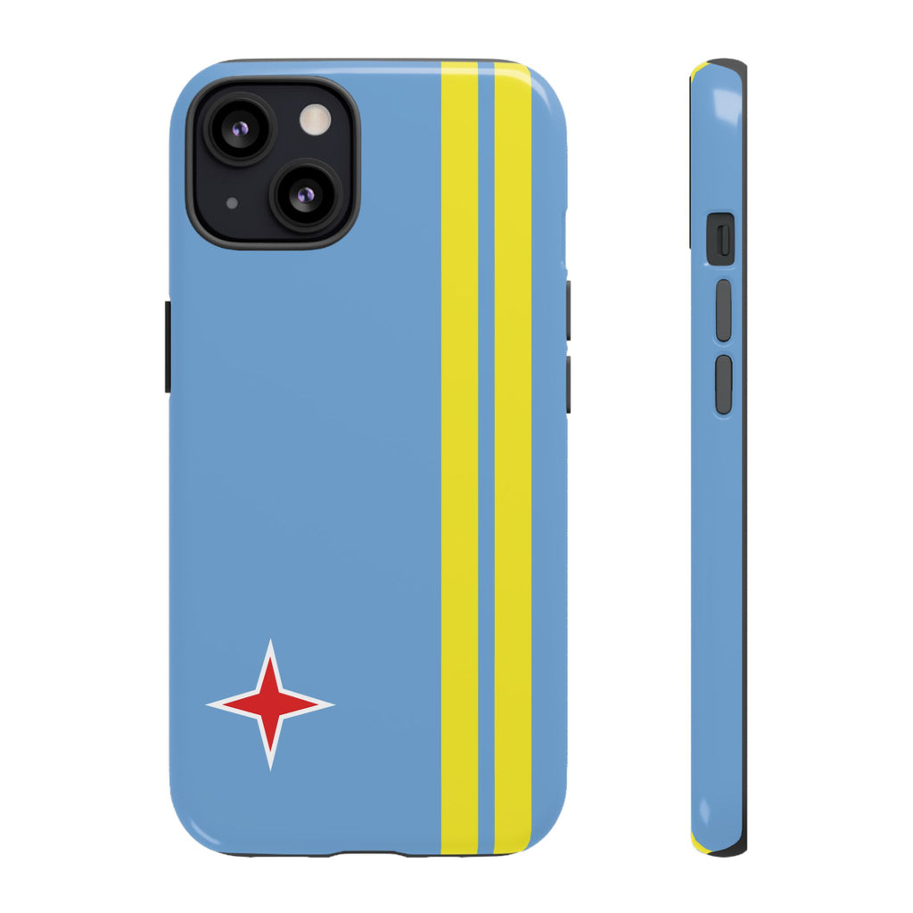 Aruba Flag Tough Phone Case - Irie Blues Boutique
