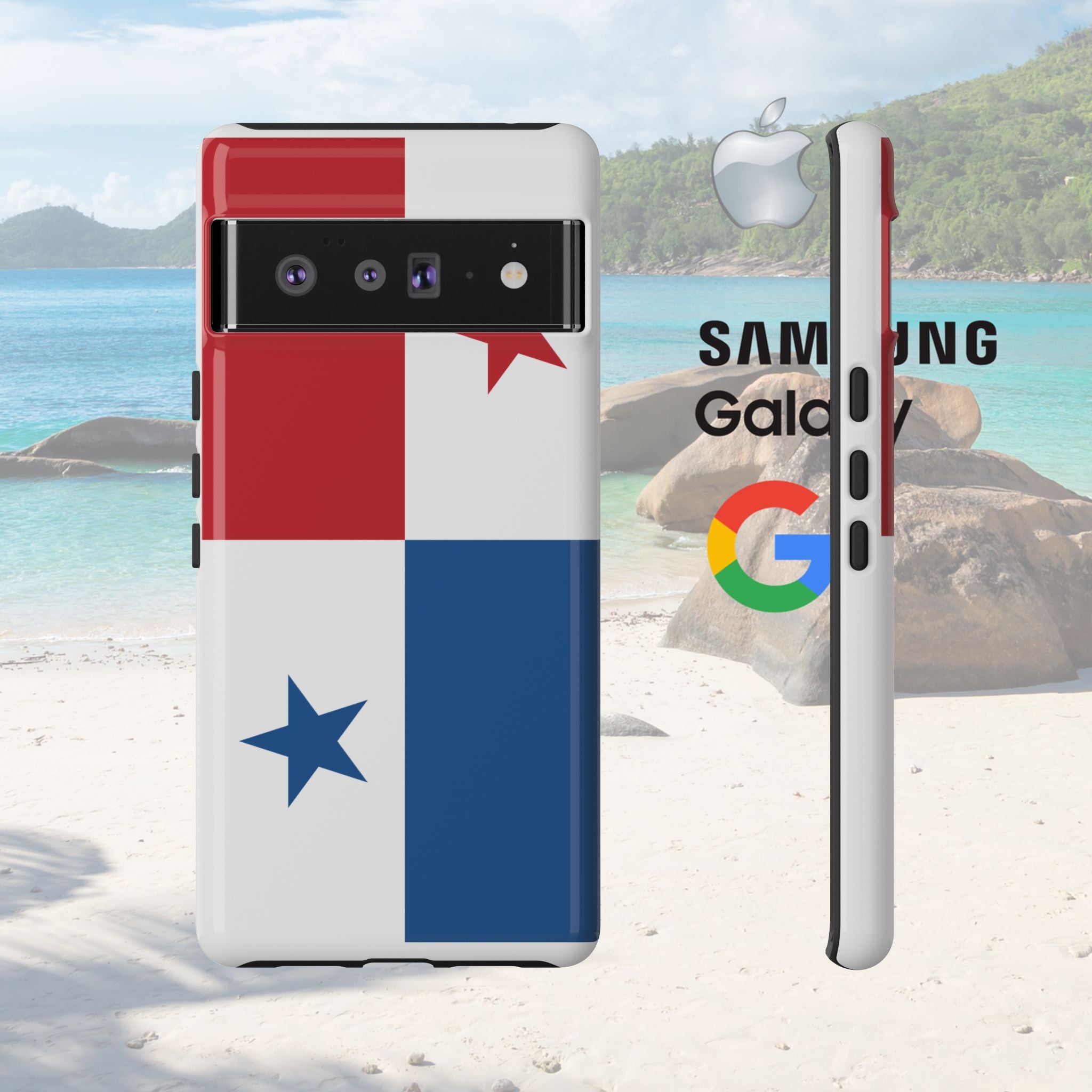 Panama Flag Tough Phone Case - Irie Blues Boutique