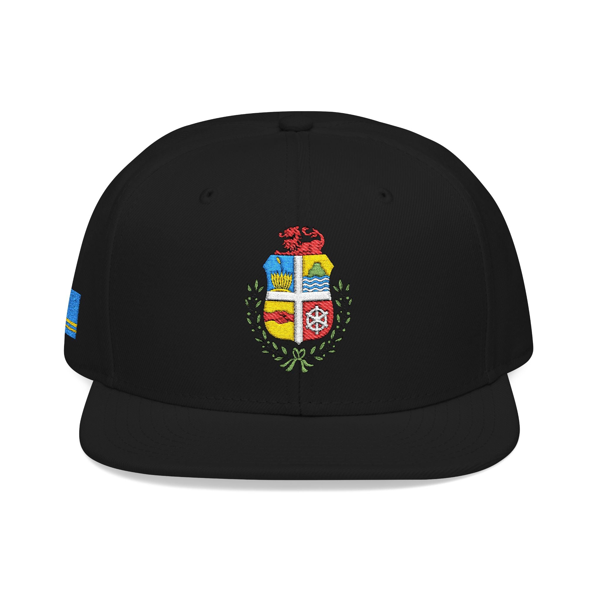Aruba Coat of Arms Embroidered Snapback Hat - Irie Blues Boutique