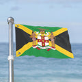 Jamaica Coat of Arms Flag Double Sided Flag