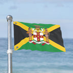 Jamaica Coat of Arms Flag Double Sided Flag