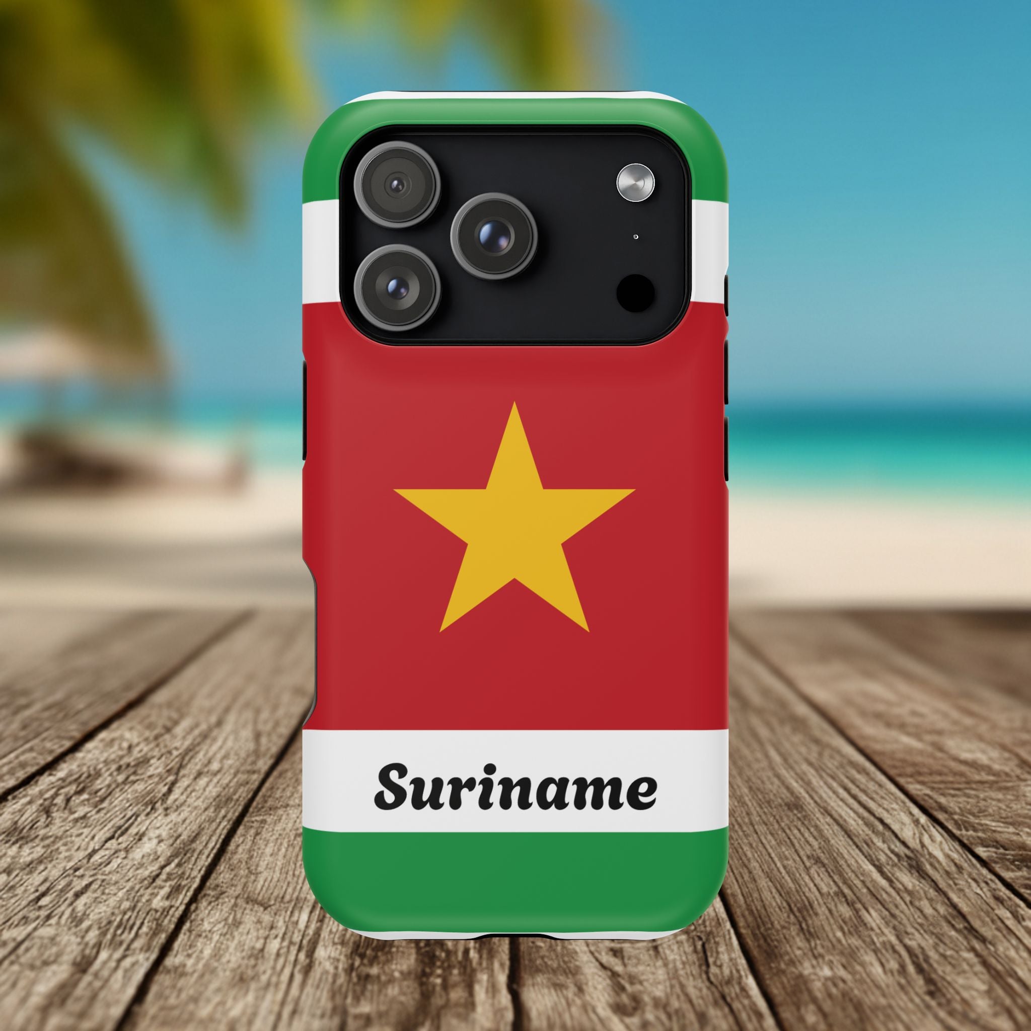 Suriname Flag Magnetic Case - Irie Blues Boutique