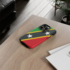 Saint Kitts and Nevis Flag Tough Phone Case