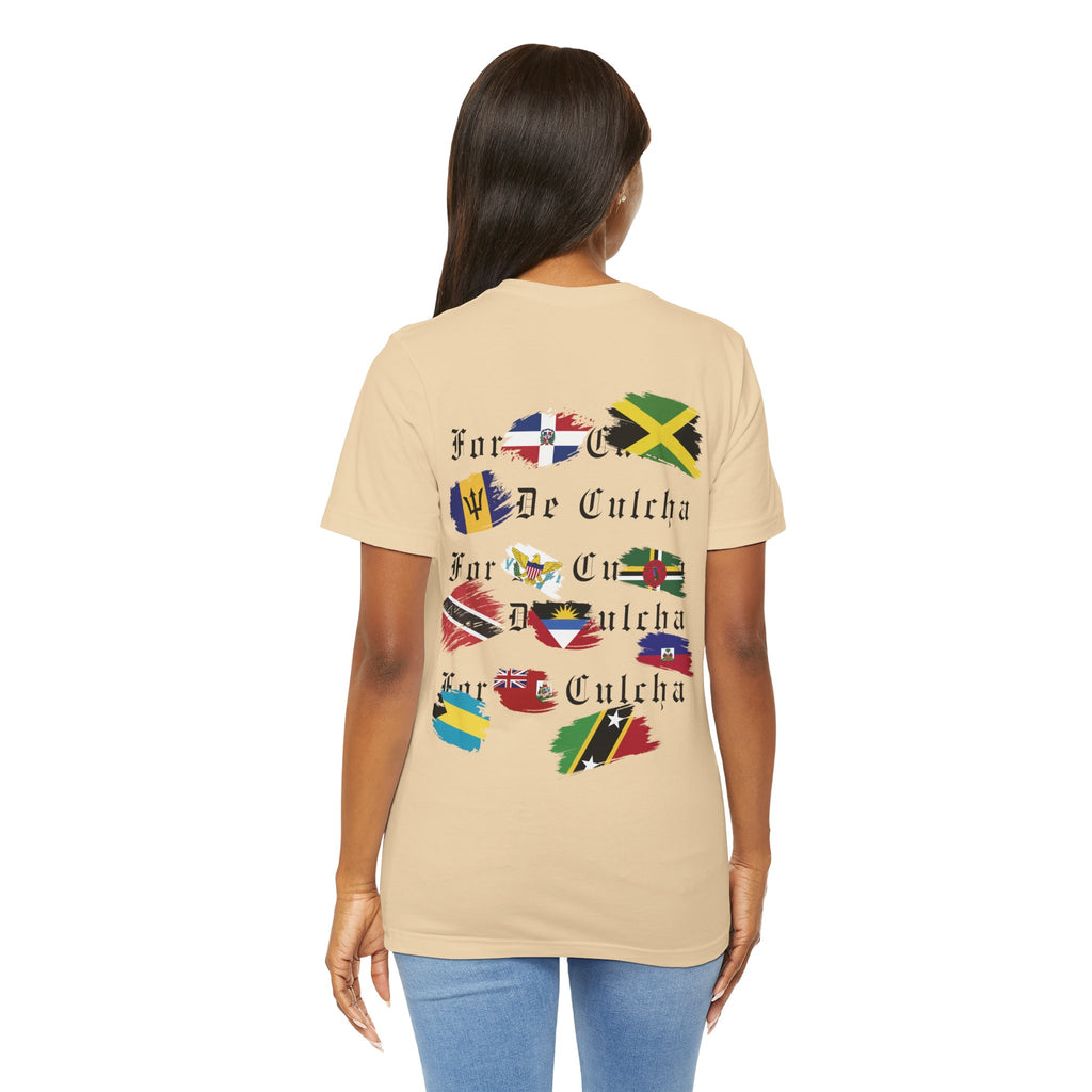 For The Culture Caribbean Flags Unisex T-Shirt - Irie Blues Boutique