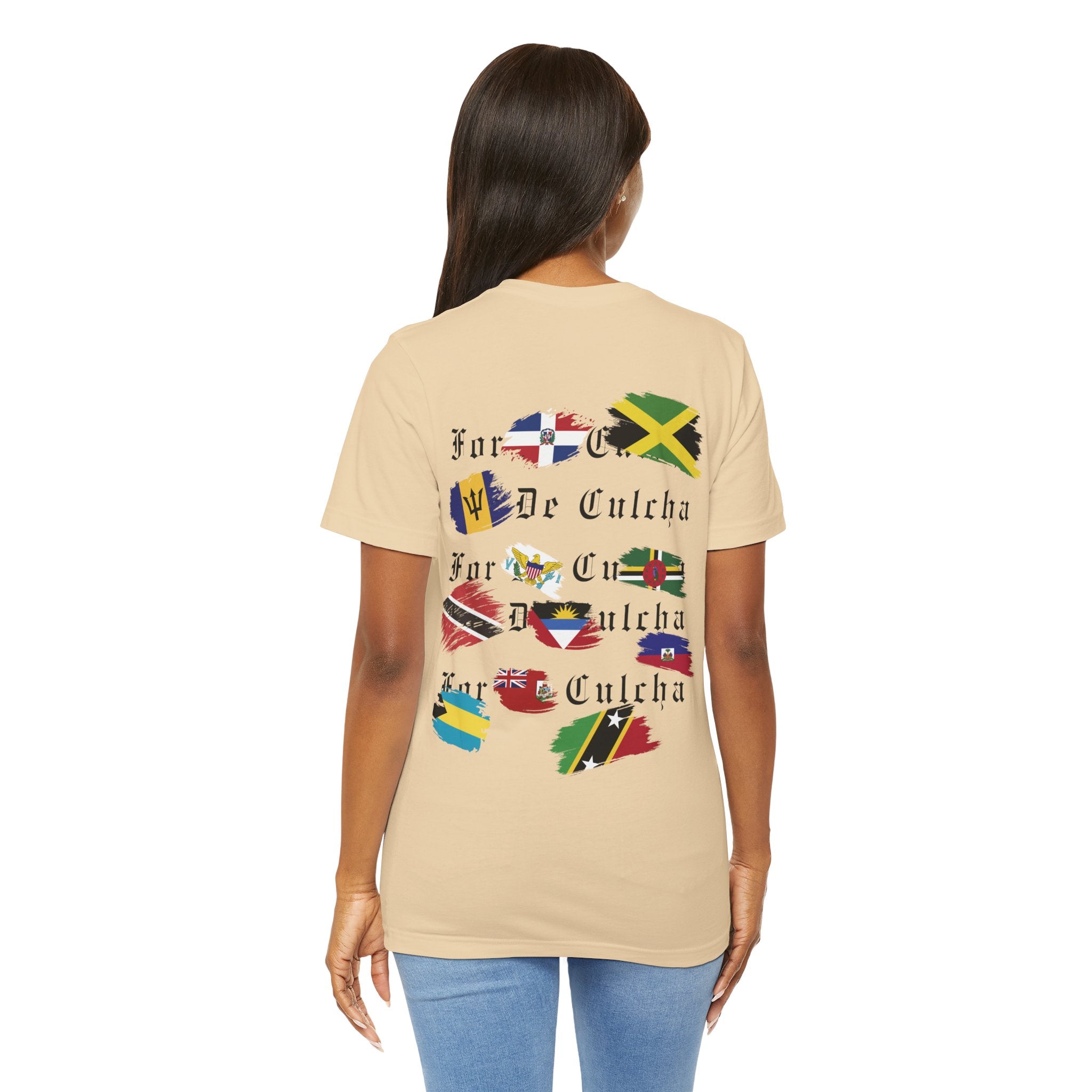 For The Culture Caribbean Flags Unisex T-Shirt - Irie Blues Boutique